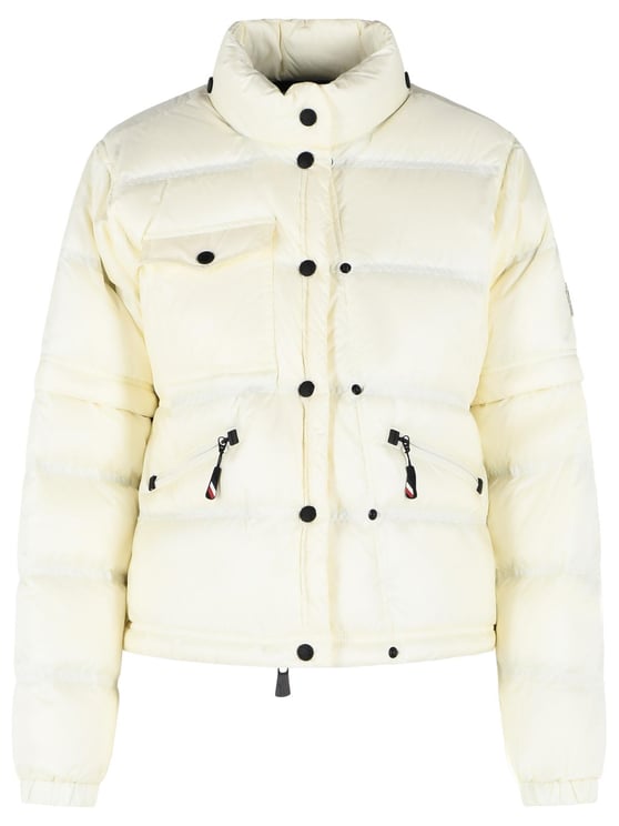 Moncler 'Mauduits' Ivory White Polyamide Down Jacket