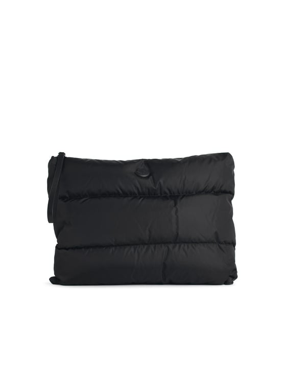 Moncler 'Caradoc' Water-Repellent Computer Case In Black Polyamide