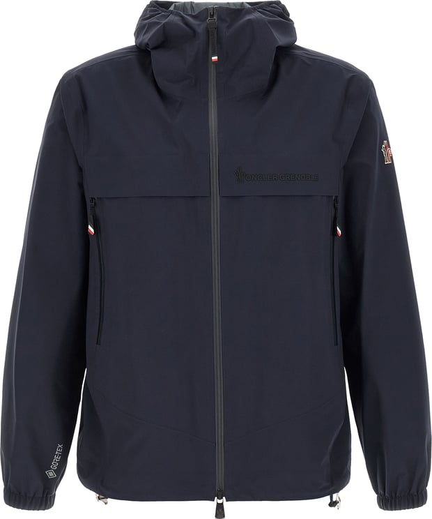 Moncler Moncler Grenoble Blue Polyamide Shell Jacket
