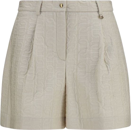 Moncler Moncler Beige Polyamide Bermuda Shorts