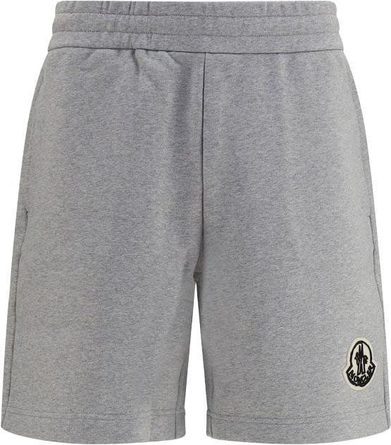 Moncler Moncler Gray Cotton Bermuda Shorts