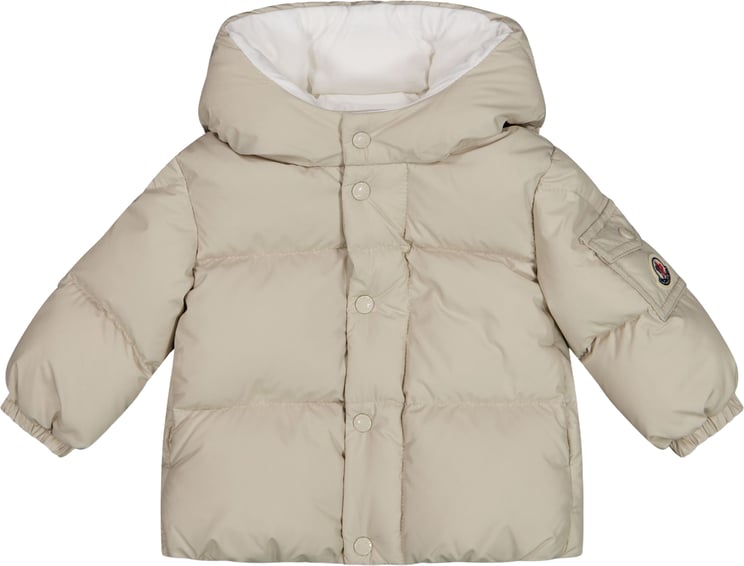 Moncler Moncler Jareth Baby Unisex Winterjas In Beige