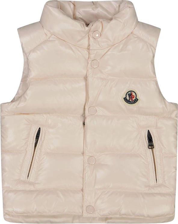 Moncler Moncler Bernard Baby Meisjes Bodywarmer Licht Roze