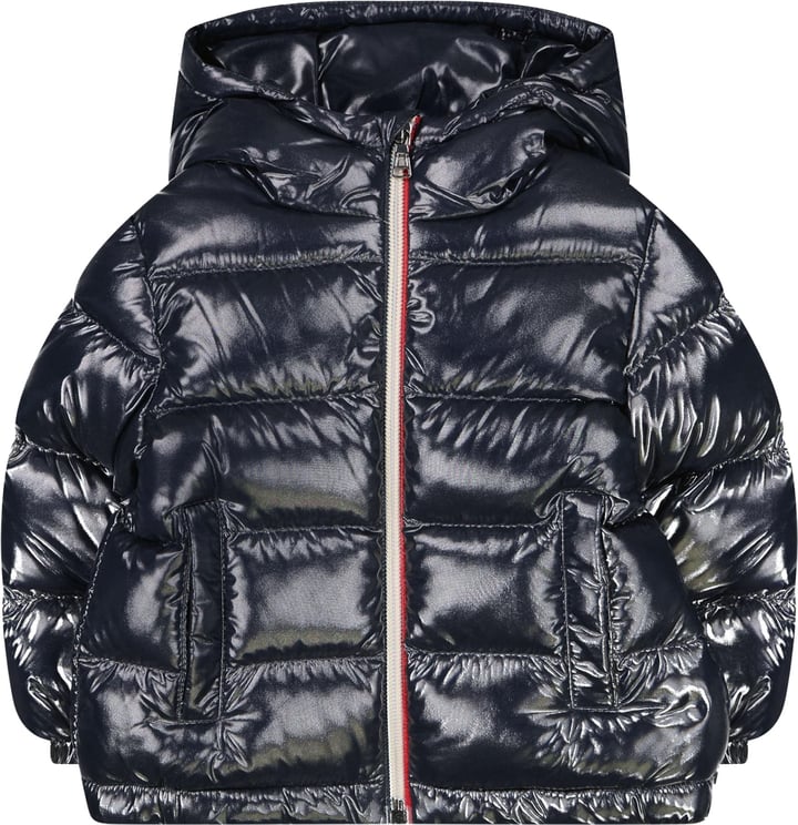 Moncler Moncler New Aubert Baby Jongens Winterjas Navy