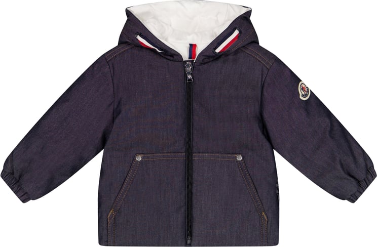 Moncler Moncler Alaric Baby Jongens Winterjas In Navy