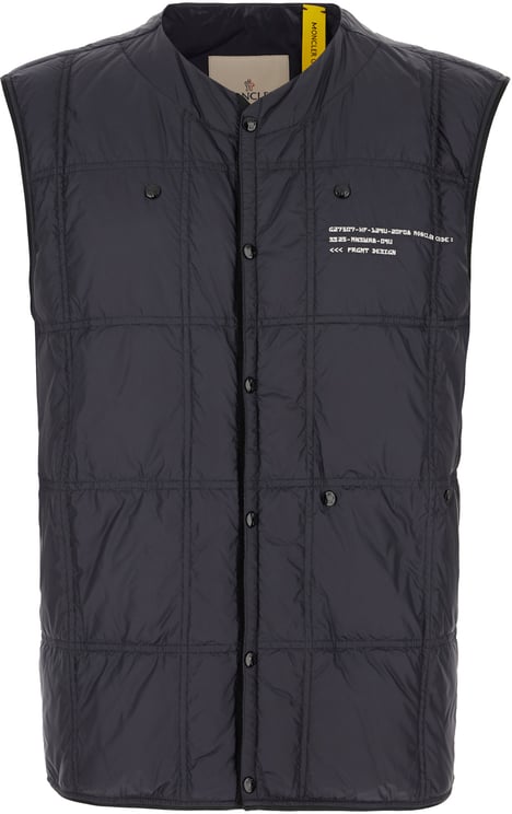 Moncler Moncler Navy blue 7 Moncler FRGMT sleeveless down jacket