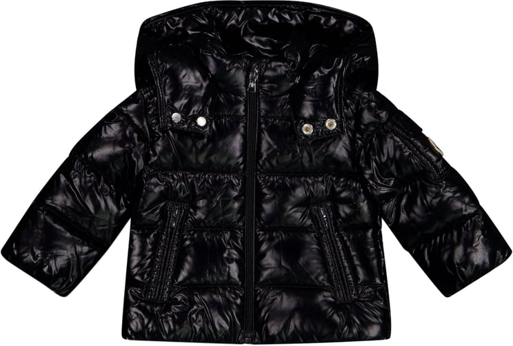 Moncler Moncler Maya Baby Jongens Winterjas In Zwart
