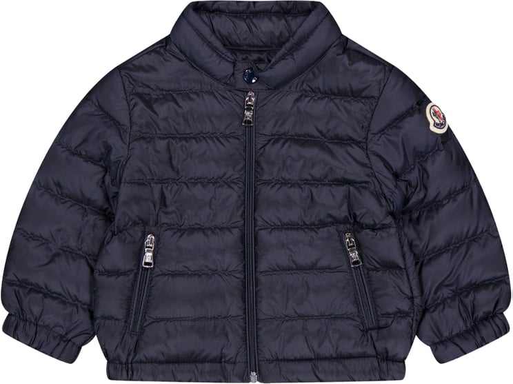 Moncler Moncler Acorus Baby Jongens Tussenjas In Navy