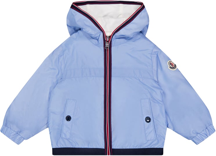 Moncler Moncler Anton Baby Jongens Zomerjas In Licht Blauw