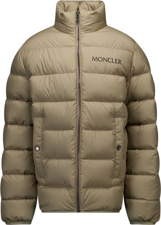 Moncler Moncler Bajan Kinder Jongens Winterjas In Beige