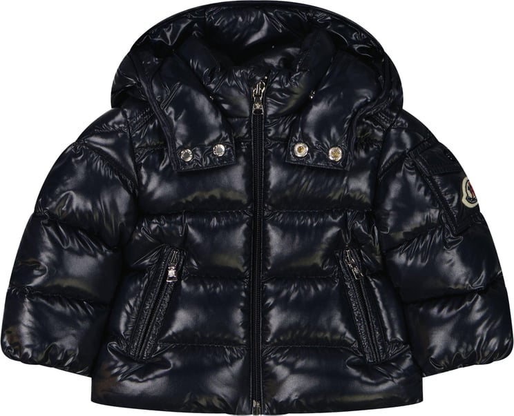Moncler Moncler Maya Baby Jongens Winterjas Navy