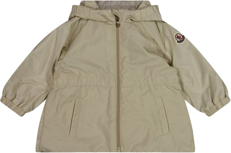 Moncler Moncler Wete Baby Meisjes Zomerjas In Beige