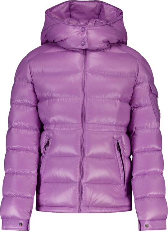 Moncler Moncler Maire Kinder Meisjes Winterjas In Paars