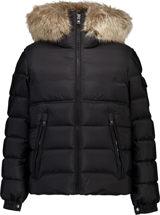 Moncler Moncler New Byron Kinder Jongens Winterjas In Zwart