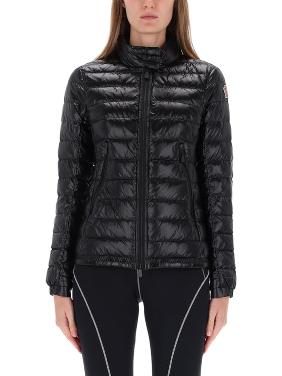 Moncler Black Nylon Walibi Quilted Down Jacket
