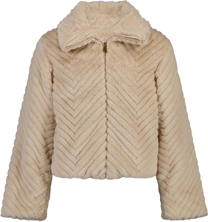 Moncler Moncler Eira Kinder Meisjes Winterjas In Licht Beige