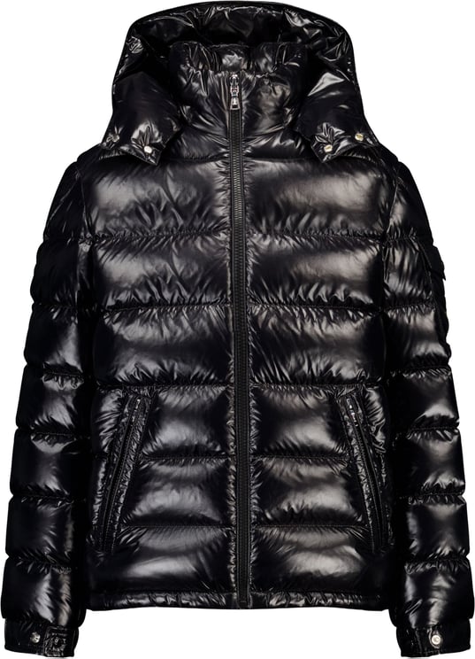 Moncler Moncler New Maya Kinder Jongens Winterjas In Zwart