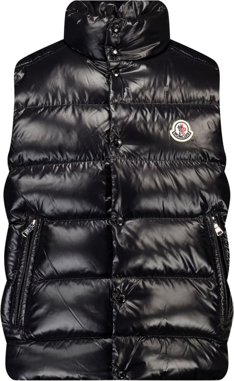 Moncler Moncler Tib Kinder Jongens Bodywarmer In Zwart