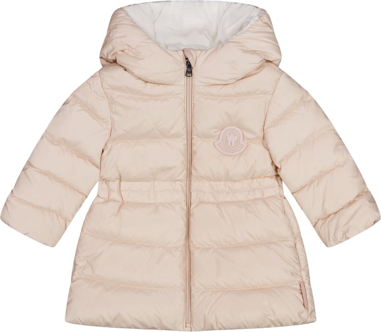Moncler Moncler Ylenia Baby Meisjes Winterjas In Licht Roze
