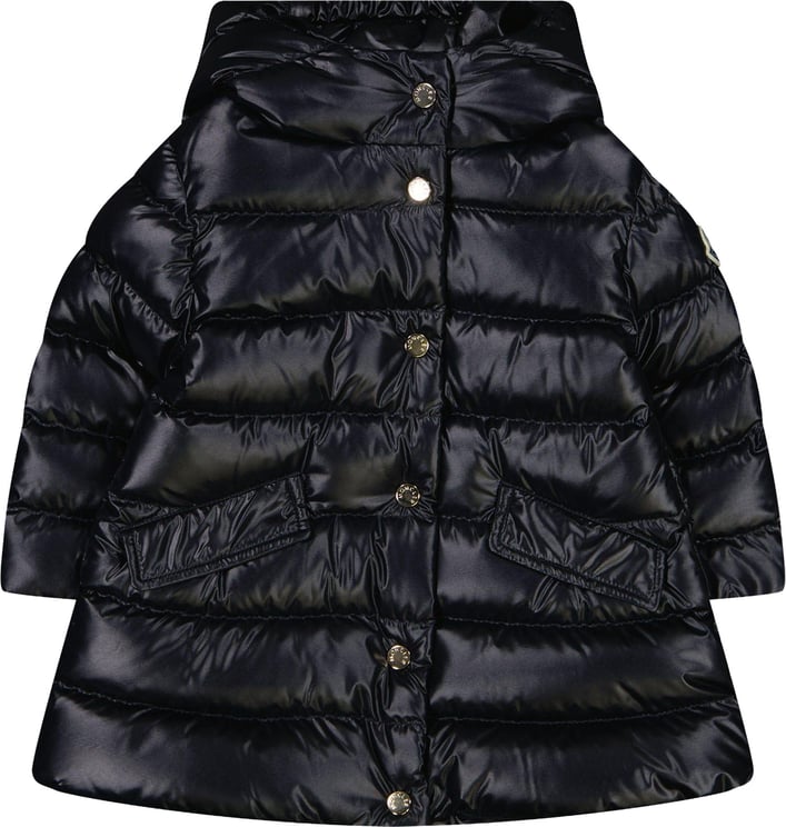 Moncler Moncler Ibida Baby Meisjes Winterjas Navy