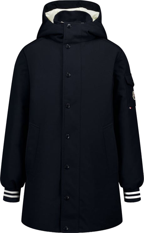 Moncler Moncler Ever Kinder Jongens Winterjas In Navy