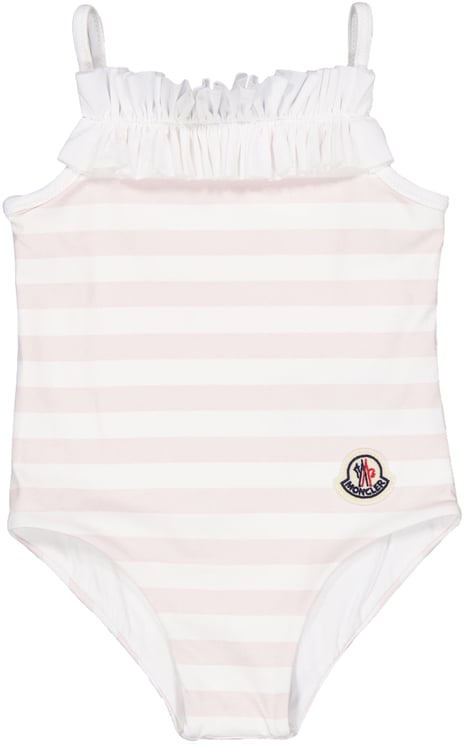 Moncler Moncler Baby Meisjes Zwemkleding In Licht Roze