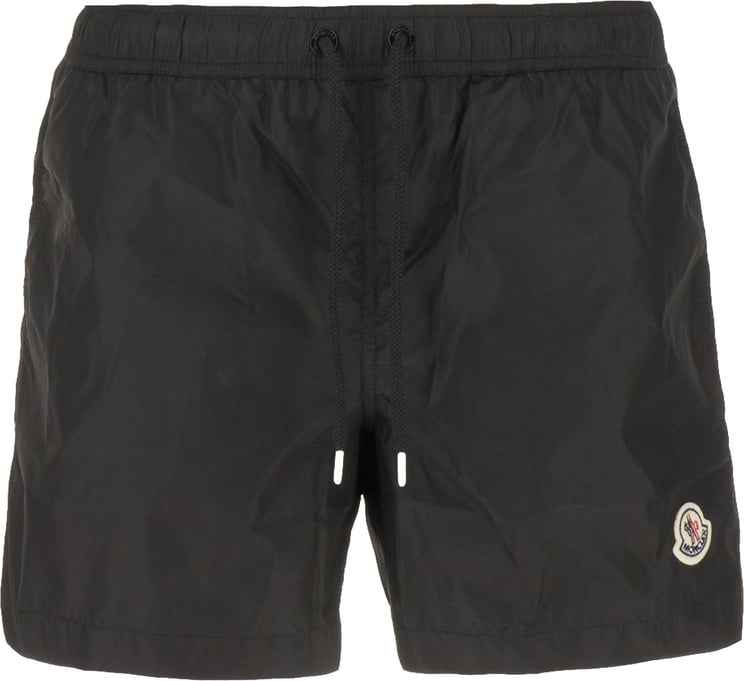 Moncler Moncler Black nylon swimming shorts