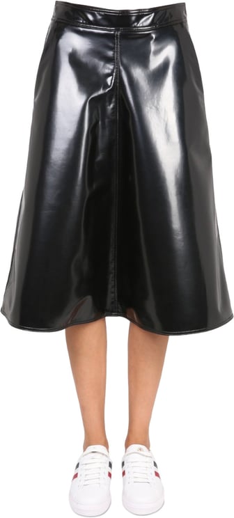 Moncler Flared Black Skirt