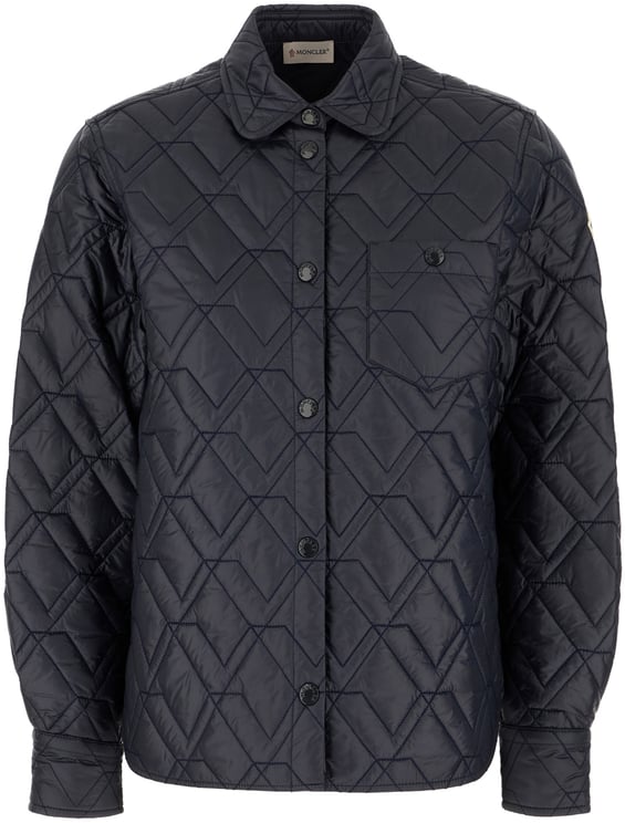 Moncler Moncler Navy blue nylon padded jacket