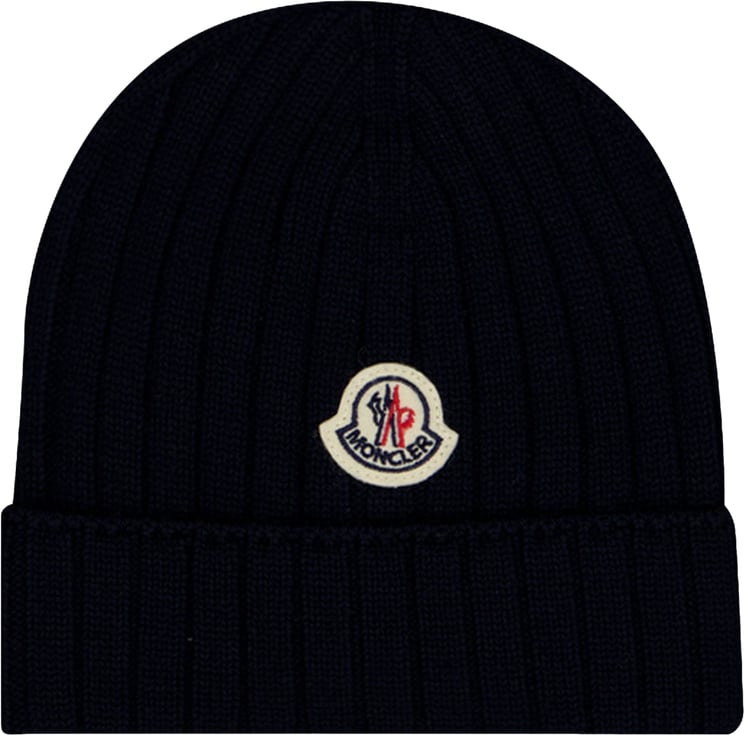 Moncler Moncler Baby Unisex Muts In Navy