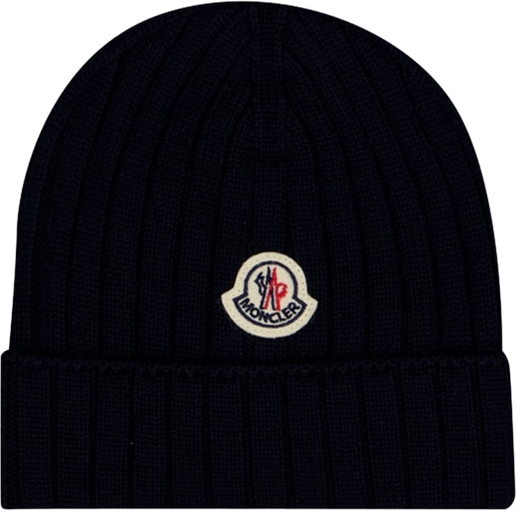 Moncler Moncler Baby Unisex Muts In Navy