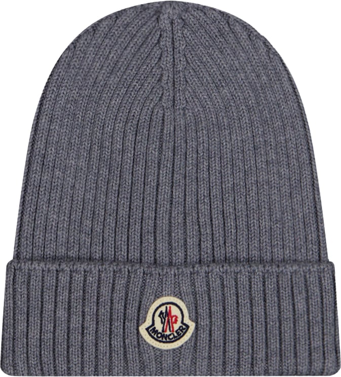 Moncler Moncler Kinder Jongens Muts In Grijs