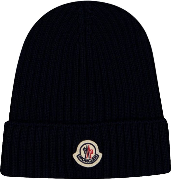 Moncler Moncler Kinder Jongens Muts In Navy