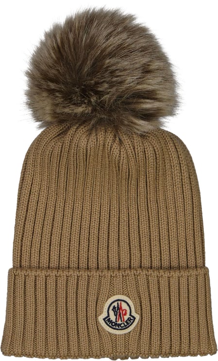 Moncler Moncler Kinder Meisjes Muts In beige