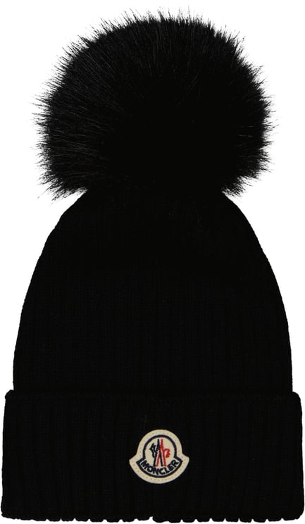 Moncler Moncler Kinder Meisjes Muts In Zwart
