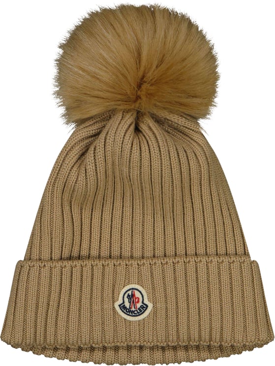 Moncler Moncler Meisjes Muts Camel