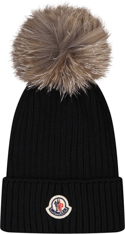 Moncler Moncler Kinder Unisex Muts Zwart