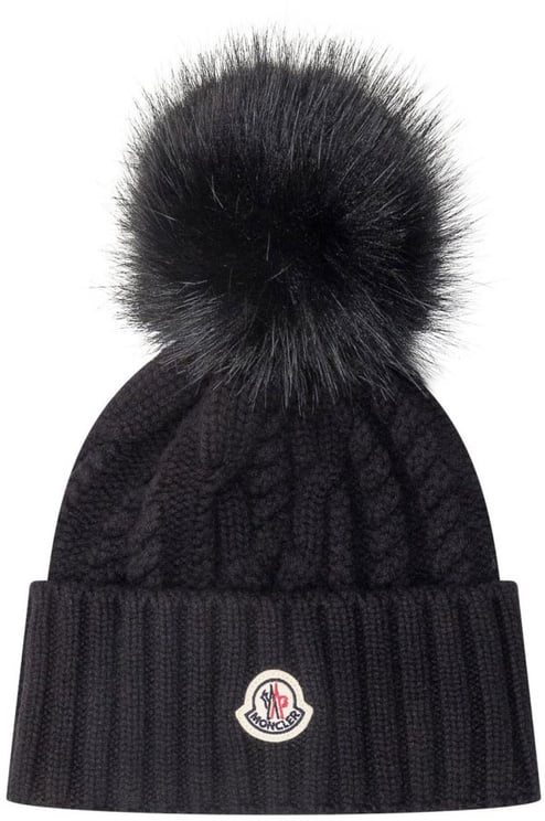 Moncler Textured Cable Knit Beanie
