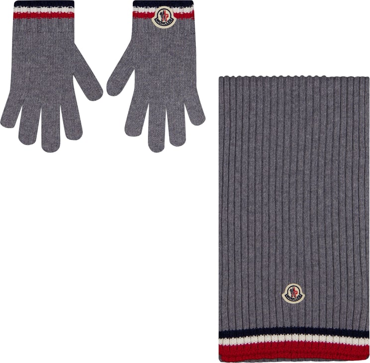 Moncler Moncler Kinder Jongens Muts In Grijs