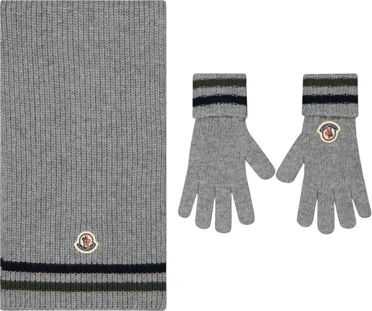Moncler Moncler Kinder Jongens Sjaals In Grijs