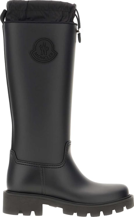 Moncler Moncler Black rubber Kickstream boots