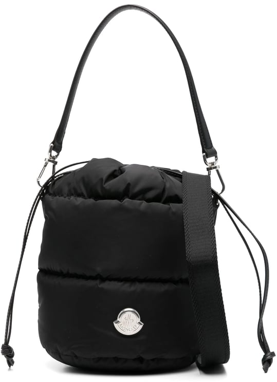 Moncler Black Caradoc Quilted Bucket Bag