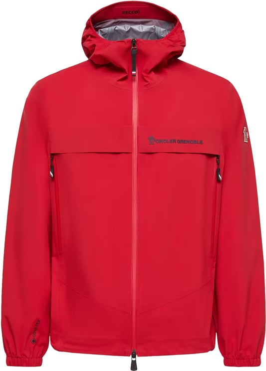 Moncler Red Shipton Hooded Casual Jacket