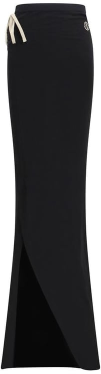 Moncler Moncler x Rick Owens Black Cotton Long Skirt