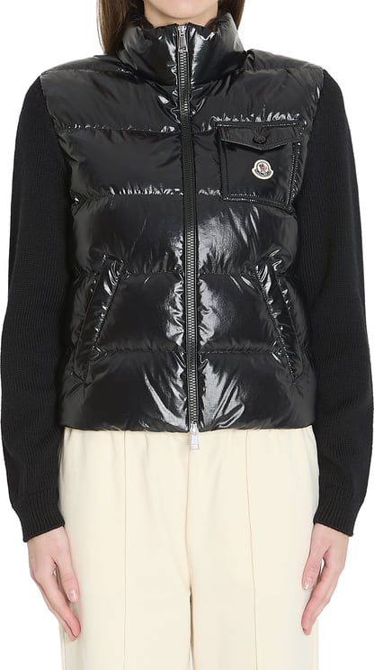 Moncler Padded wool cardigan