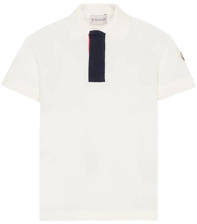 Moncler Moncler Kinder Jongens Polo In Wit