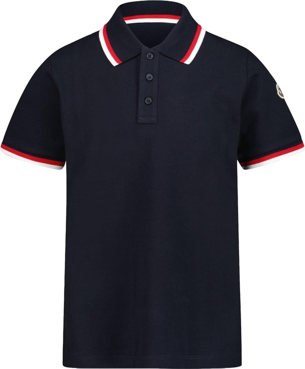 Moncler Moncler Kinder Jongens Polo In Navy
