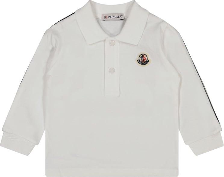 Moncler Moncler Baby Jongens Polo Wit