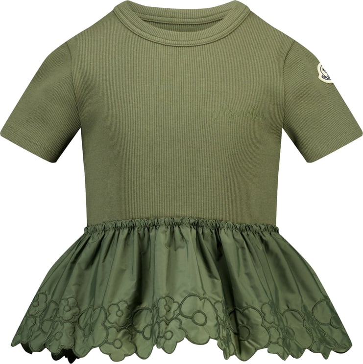 Moncler Moncler Kinder Meisjes T-shirt In Army