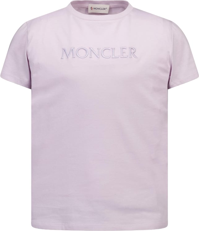Moncler Moncler Kinder Jongens T-Shirt In Lila